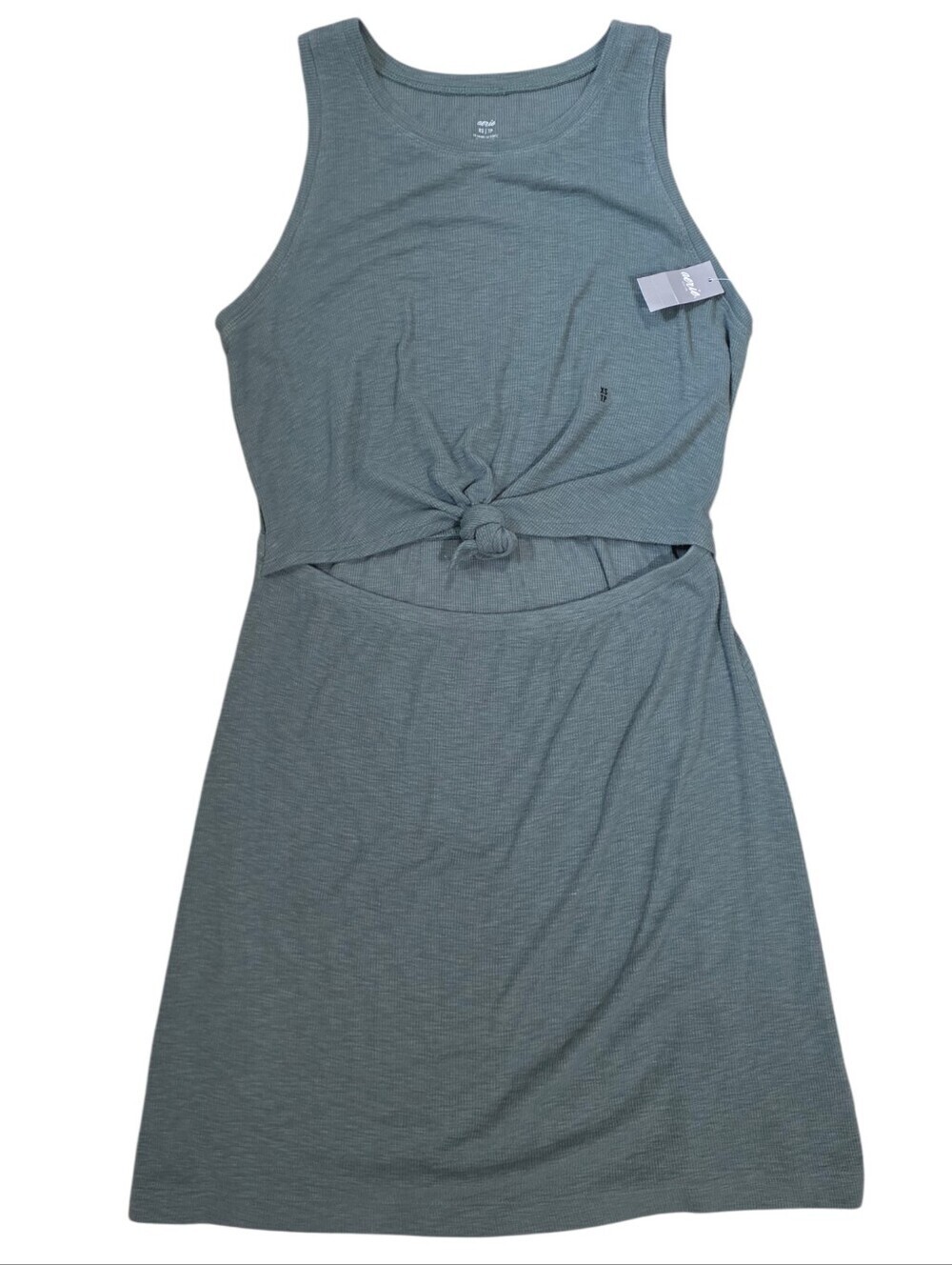 Aerie Cutout Knot-Front Knit Mini Dress NWT Size XS